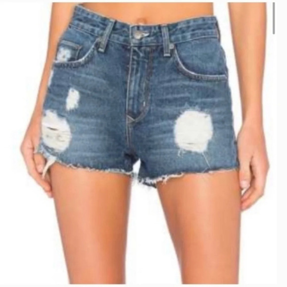 Lovers + Friends Jack High Rise Jean Shorts in Toledo - Picture 1 of 5
